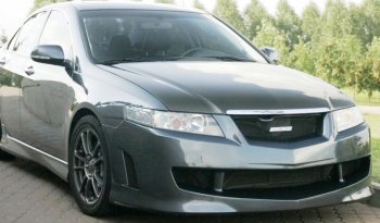 8 399 р. Бампер передний Mugen Style Acura TSX CL9 седан (2003-2008) (Неокрашенный)  с доставкой в г. Йошкар-Ола. Увеличить фотографию 2