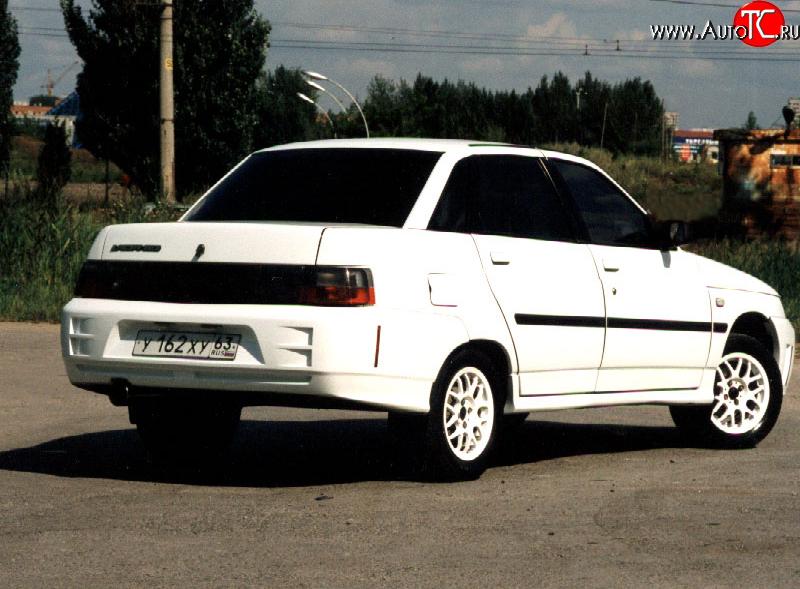 4 899 р. Задний бампер Titan Sport Лада 2110 седан (1995-2007) (Неокрашенный)  с доставкой в г. Йошкар-Ола