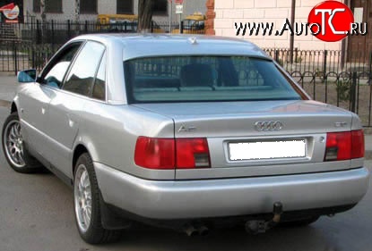 3 349 р. Козырёк STW Style на заднее лобовое стекло автомобиля Audi 100 С4 седан (1990-1995) (Неокрашенный)  с доставкой в г. Йошкар-Ола