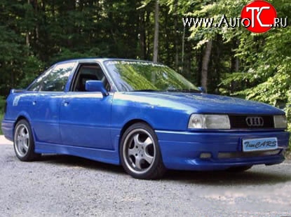 5 099 р. Пороги накладки RS Audi 80 B4 седан (1992-1996) (Неокрашенные)  с доставкой в г. Йошкар-Ола