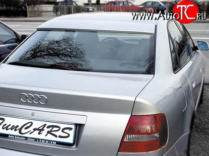 2 749 р. Козырёк RS на заднее лобовое стекло автомобиля Audi A4 B5 8D2 седан дорестайлинг (1994-1997) (Неокрашенный)  с доставкой в г. Йошкар-Ола