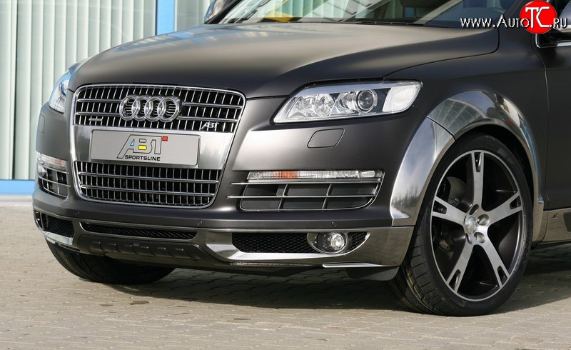 15 799 р. Накладка переднего бампера ABT Audi Q7 4L дорестайлинг (2005-2009)  с доставкой в г. Йошкар-Ола