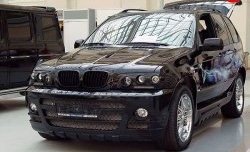 21 499 р. Передний бампер Тарантул BMW X5 E53 дорестайлинг (1999-2003) (Неокрашенный)  с доставкой в г. Йошкар-Ола. Увеличить фотографию 2