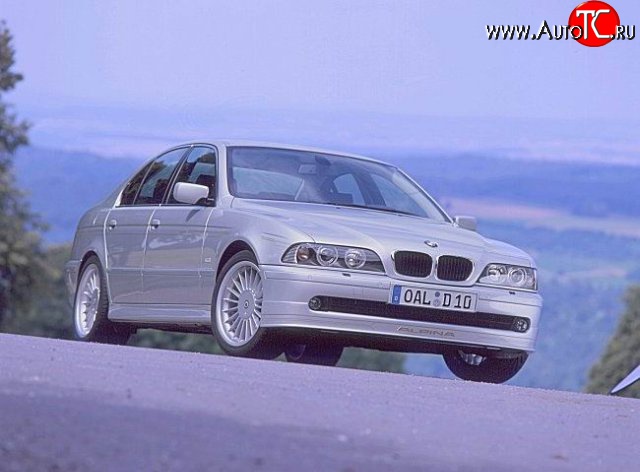 4 399 р. Накладка Alpine на передний бампер BMW 5 серия E39 седан рестайлинг (2000-2003)  с доставкой в г. Йошкар-Ола