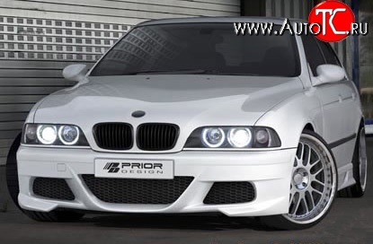 9 799 р. Передний бампер PRIOR Design BMW 5 серия E39 седан рестайлинг (2000-2003) (Без сетки, Неокрашенный)  с доставкой в г. Йошкар-Ола