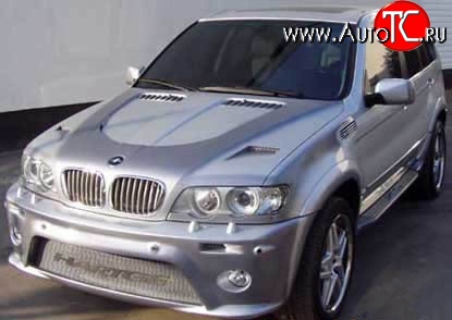 18 449 р. Передний бампер HARGE Style BMW X5 E53 дорестайлинг (1999-2003) (Неокрашенный)  с доставкой в г. Йошкар-Ола