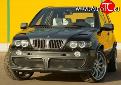 19 649 р. Передний бампер HARGE BMW X5 E53 дорестайлинг (1999-2003) (Неокрашенный)  с доставкой в г. Йошкар-Ола