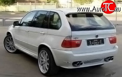 19 649 р. Задний бампер HARGE BMW X5 E53 дорестайлинг (1999-2003) (Неокрашенный)  с доставкой в г. Йошкар-Ола