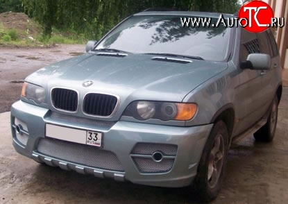 10 599 р. Передний бампер LORINSER Style BMW X5 E53 дорестайлинг (1999-2003) (Неокрашенный)  с доставкой в г. Йошкар-Ола