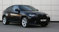 4 749 р. Накладки Global-Tuning на передний бампер автомобиля  BMW X6  E71 (2008-2014) дорестайлинг, рестайлинг (Неокрашенная)  с доставкой в г. Йошкар-Ола. Увеличить фотографию 2