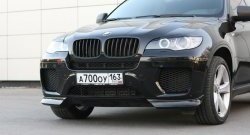 4 749 р. Накладки Global-Tuning на передний бампер автомобиля  BMW X6  E71 (2008-2014) дорестайлинг, рестайлинг (Неокрашенная)  с доставкой в г. Йошкар-Ола. Увеличить фотографию 6