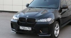 4 749 р. Накладки Global-Tuning на передний бампер автомобиля  BMW X6  E71 (2008-2014) дорестайлинг, рестайлинг (Неокрашенная)  с доставкой в г. Йошкар-Ола. Увеличить фотографию 7