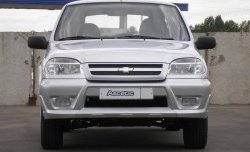 4 799 р. Передний бампер Аскет  Chevrolet Niva  2123 (2002-2008), Лада 2123 (Нива Шевроле) (2002-2008) (Неокрашенный)  с доставкой в г. Йошкар-Ола. Увеличить фотографию 1