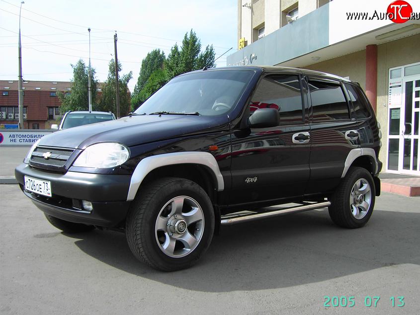 3 299 р. Арки крыльев Аскет  Chevrolet Niva  2123 (2002-2008), Лада 2123 (Нива Шевроле) (2002-2008) (Неокрашенные)  с доставкой в г. Йошкар-Ола