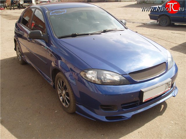 3 799 р. Накладка переднего бампера CT-1 Chevrolet Lacetti хэтчбек (2002-2013) (Неокрашенная)  с доставкой в г. Йошкар-Ола