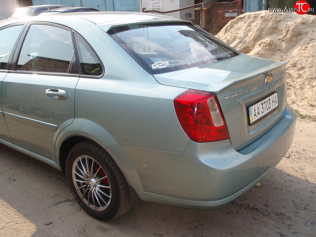 2 699 р. Спойлер CTS Chevrolet Lacetti седан (2002-2013) (Неокрашенный)  с доставкой в г. Йошкар-Ола