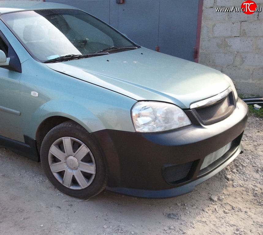 5 999 р. Передний бампер KATO Chevrolet Lacetti седан (2002-2013) (Неокрашенный)  с доставкой в г. Йошкар-Ола