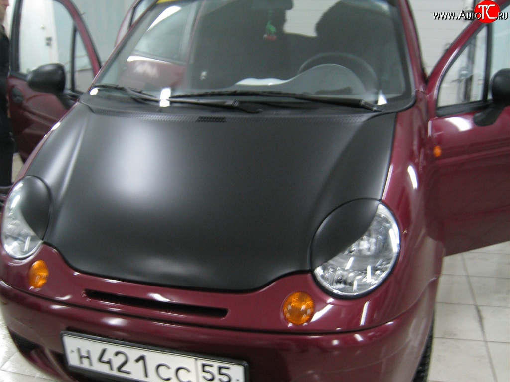 759 р. Реснички Devil Style Daewoo Matiz M100 дорестайлинг (1998-2000) (Неокрашенные)  с доставкой в г. Йошкар-Ола