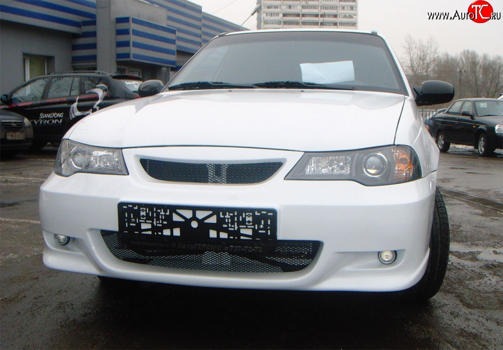 6 649 р. Передний бампер GT Dynamics Daewoo Nexia рестайлинг (2008-2015) (Неокрашенный)  с доставкой в г. Йошкар-Ола