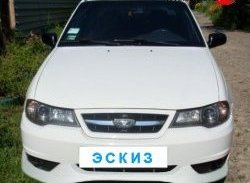 3 649 р. Накладка переднего бампера Sport Daewoo Nexia рестайлинг (2008-2015) (Неокрашенная)  с доставкой в г. Йошкар-Ола. Увеличить фотографию 3