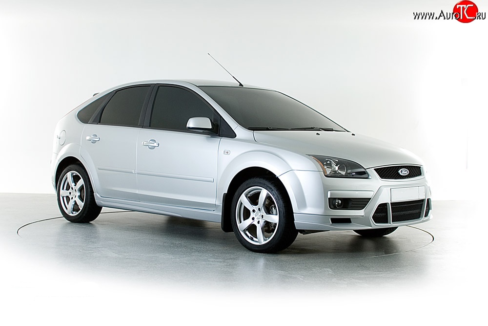 2 899 р. Накладка переднего бампера Sport Style Ford Focus 2 универсал дорестайлинг (2004-2008) (Неокрашенная)  с доставкой в г. Йошкар-Ола