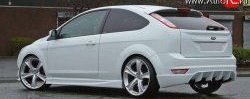 Накладка заднего бампера Loder 1899 Ford Focus 2 хэтчбэк 5 дв. рестайлинг (2007-2011)