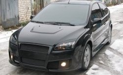 14 299 р. Капот Bomb-Style Ford Focus 2  седан дорестайлинг (2004-2008) (Неокрашенный)  с доставкой в г. Йошкар-Ола. Увеличить фотографию 3