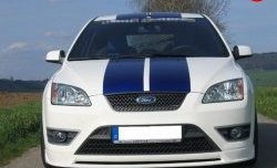 4 999 р. Накладка переднего бампера ST Sport  Ford Focus  2 (2004-2008)  седан дорестайлинг, хэтчбэк 3 дв. дорестайлинг, хэтчбэк 5 дв. дорестайлинг (Неокрашенная)  с доставкой в г. Йошкар-Ола. Увеличить фотографию 7