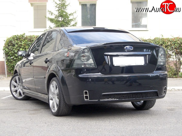 14 299 р. Задний бампер Concept Ford Focus 2 седан рестайлинг (2007-2011) (Неокрашенный)  с доставкой в г. Йошкар-Ола