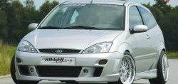 8 899 р. Передний бампер Rieger  Ford Focus  1 (1998-2005) седан дорестайлинг, универсал дорестайлинг, хэтчбэк 3 дв. дорестайлинг, хэтчбэк 5 дв. дорестайлинг, седан рестайлинг, универсал рестайлинг, хэтчбэк 3 дв. рестайлинг, хэтчбэк 5 дв. рестайлинг  с доставкой в г. Йошкар-Ола. Увеличить фотографию 1