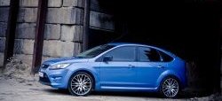 6 999 р. Пороги накладки ST  Ford Focus  2 (2004-2011)  седан дорестайлинг, хэтчбэк 5 дв. дорестайлинг, седан рестайлинг, хэтчбэк 5 дв. рестайлинг (Неокрашенные)  с доставкой в г. Йошкар-Ола. Увеличить фотографию 2