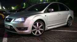 6 999 р. Пороги накладки ST  Ford Focus  2 (2004-2011)  седан дорестайлинг, хэтчбэк 5 дв. дорестайлинг, седан рестайлинг, хэтчбэк 5 дв. рестайлинг (Неокрашенные)  с доставкой в г. Йошкар-Ола. Увеличить фотографию 4