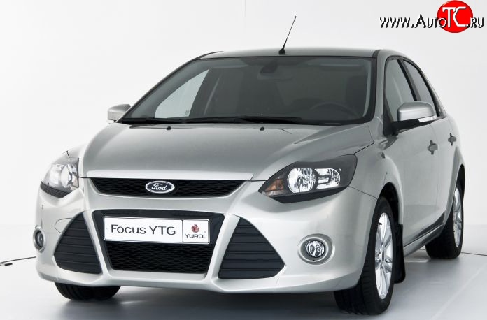 5 699 р. Передний бампер YTR Ford Focus 2 универсал рестайлинг (2007-2011) (Неокрашенный)  с доставкой в г. Йошкар-Ола