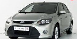 5 699 р. Передний бампер YTR Ford Focus 2 универсал рестайлинг (2007-2011) (Неокрашенный)  с доставкой в г. Йошкар-Ола. Увеличить фотографию 4