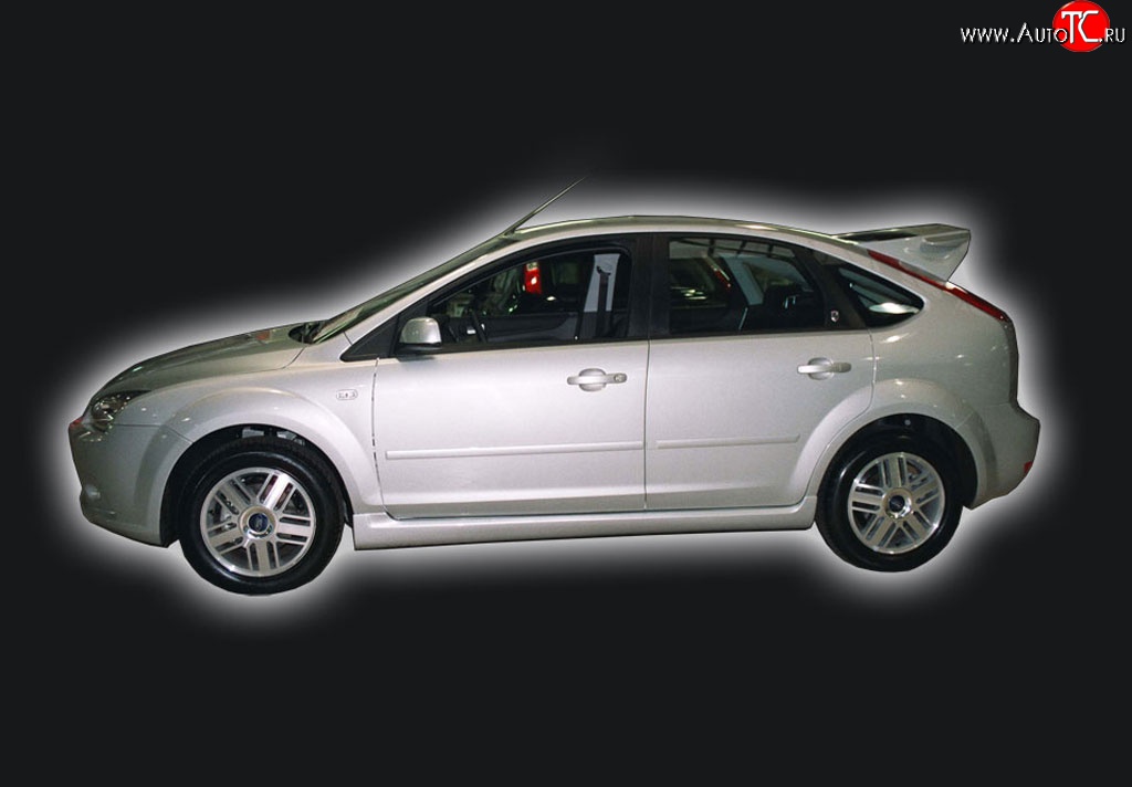 5 999 р. Пороги накладки GT Dynamics Ford Focus 2 хэтчбэк 5 дв. рестайлинг (2007-2011) (Неокрашенные)  с доставкой в г. Йошкар-Ола