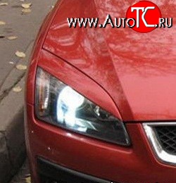 1 299 р. Реснички Sport-Style Ford Focus 2  седан дорестайлинг (2004-2008) (Неокрашенные)  с доставкой в г. Йошкар-Ола