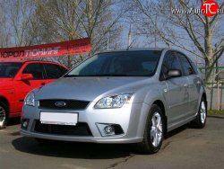 3 649 р. Пороги накладки YTG Ford Focus 2 хэтчбэк 5 дв. рестайлинг (2007-2011) (Неокрашенные)  с доставкой в г. Йошкар-Ола. Увеличить фотографию 2