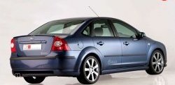 5 699 р. Накладка бампера MS Ford Focus 2  седан дорестайлинг (2004-2008) (Неокрашенная)  с доставкой в г. Йошкар-Ола. Увеличить фотографию 2