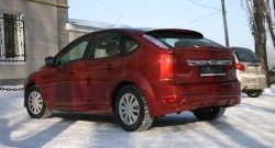 Накладка заднего бампера AutoTC Ford Focus 2 хэтчбэк 5 дв. рестайлинг (2007-2011)