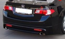 9 399 р. Юбка заднего бампера MUGEN Honda Accord CU седан дорестайлинг (2008-2011) (Неокрашенная)  с доставкой в г. Йошкар-Ола. Увеличить фотографию 2