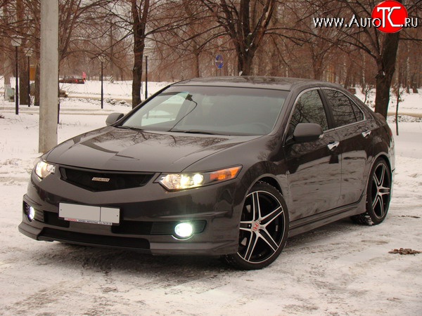 27 799 р. Передний бампер MUGEN  Honda Accord  CU (2008-2011) седан дорестайлинг (Неокрашенный)  с доставкой в г. Йошкар-Ола