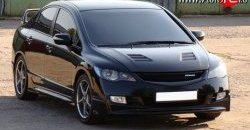 27 999 р. Пластиковый капот Mugen Style  Honda Civic  FD (2005-2011) седан дорестайлинг, седан рестайлинг (Неокрашенный)  с доставкой в г. Йошкар-Ола. Увеличить фотографию 5