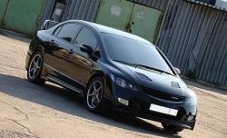 27 999 р. Пластиковый капот Mugen Style  Honda Civic  FD (2005-2011) седан дорестайлинг, седан рестайлинг (Неокрашенный)  с доставкой в г. Йошкар-Ола. Увеличить фотографию 6