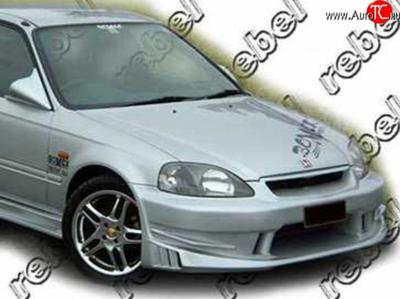 7 299 р. Передний бампер Sport Honda Civic EJ,EK,EM седан дорестайлинг (1995-1998) (кузов: седан)  с доставкой в г. Йошкар-Ола