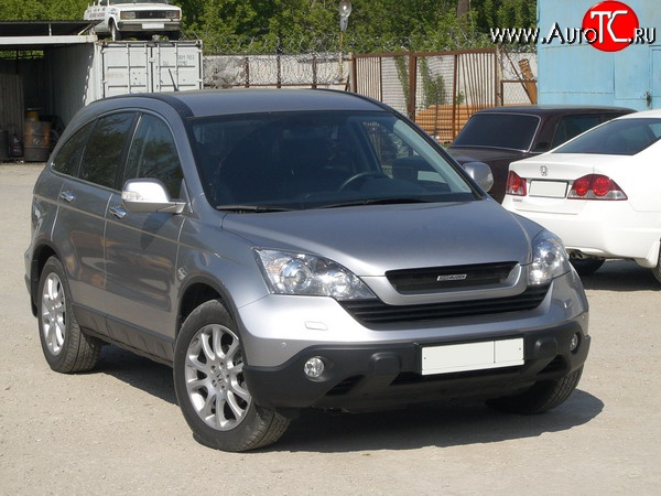 4 699 р. Решётка радиатора Mugen Style Honda CR-V RE1,RE2,RE3,RE4,RE5,RE7 дорестайлинг (2007-2010) (Неокрашенная)  с доставкой в г. Йошкар-Ола