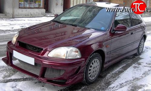 5 049 р. Передний бампер на Honda Civic EJ,EK,EM седан дорестайлинг (1995-1998)  с доставкой в г. Йошкар-Ола