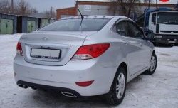 1 799 р. Плавники на крышу Sport  Hyundai Solaris  RBr (2010-2017) седан дорестайлинг, седан рестайлинг (Неокрашенный)  с доставкой в г. Йошкар-Ола. Увеличить фотографию 2