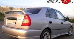 6 549 р. Пороги накладки Street Hyundai Accent седан ТагАЗ (2001-2012) (Неокрашенные)  с доставкой в г. Йошкар-Ола. Увеличить фотографию 2