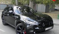 4 399 р. Решётка радиатора Sport INFINITI FX37 S51 рестайлинг (2011-2013) (Неокрашенная)  с доставкой в г. Йошкар-Ола. Увеличить фотографию 3