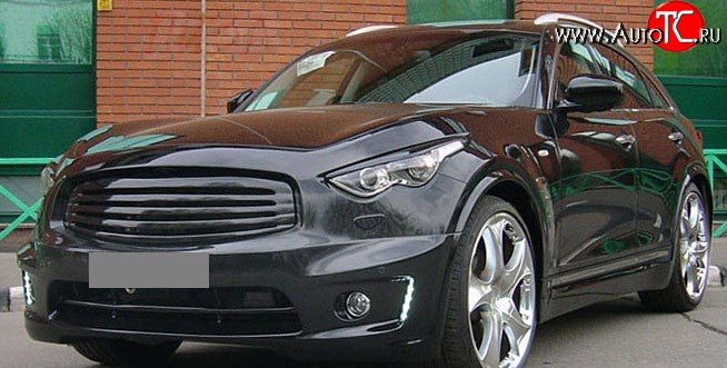 15 999 р. Решётка радиатора Style INFINITI FX37 S51 дорестайлинг (2008-2011) (Неокрашенная)  с доставкой в г. Йошкар-Ола